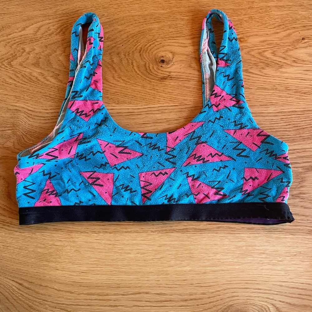 MeUndies Colorful Geometric Women's bra lounge Top